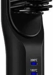 Royaume De La Beaut? Draadloze Stijlborstel | Zwart | Elektrische Haarborstel | Stijltang Hairbrush | Straight Brush | St