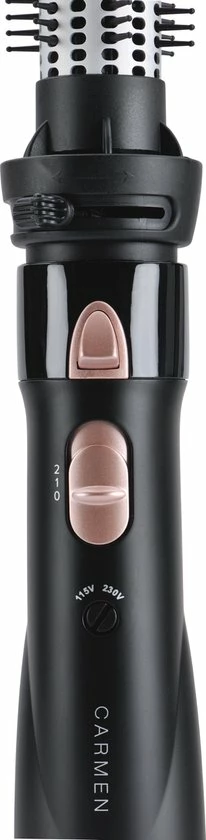 Carmen DC5250 - F?hnborstel - 550 Watt - Intrekbare Tanden - 2 Opzetstukken - Dual Voltage 10 Carmen DC5250 - F?hnborstel - 550 Watt - Intrekbare Tanden - 2 Opzetstukken - Dual Voltage - Afbeelding 10