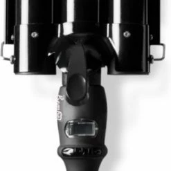 Bombé Waver - Wafeltang - Golvenkrultang - 32mm - Zwart