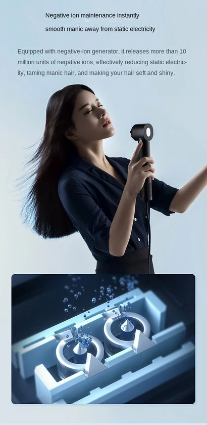 Xiaomi Roidmi Roidmi A100 High Speed Hair Dryer Haar Droger 10 Xiaomi Roidmi Roidmi A100 High Speed Hair Dryer Haar Droger - Afbeelding 10