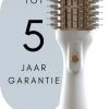 AGERMANN 4-in-1 Föhnborstel - Keramische Magic Brush - Lang/Kort/Stijl/Krullen - 1200W - Wit