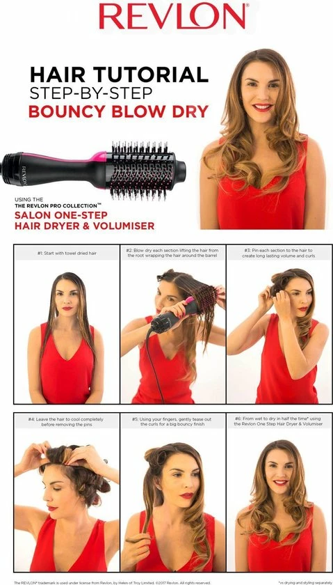 Revlon RVDR5282UKE - Volume Borstel En F?hnborstel In 1 (2 In 1) Ceramische Coating - 3 Verwarmingsfuncties (small) 3 Revlon RVDR5282UKE - Volume Borstel En F?hnborstel In 1 (2 In 1) Ceramische Coating - 3 Verwarmingsfuncties (small) - Afbeelding 3