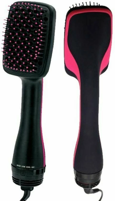 Thuys F?hnbortsel ? Haardroger Met Borstel ? Haardroger ? Haarkam ? Stijlborstel ? Keramische Warmteborstel ? 3 In 1 ? Magic Brush ? Kleur: Roze-Zwart ? 1100 W ? 100V-240V 2 Thuys F?hnbortsel ? Haardroger Met Borstel ? Haardroger ? Haarkam ? Stijlborstel ? Keramische Warmteborstel ? 3 In 1 ? Magic Brush ? Kleur: Roze-Zwart ? 1100 W ? 100V-240V - Afbeelding 2