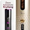 Simver Automatische Krultang - Draadloos - Krultangen - USB Oplaadbaar - LCD Display - Keramische Krulijzer - Goud - Black Friday 2022
