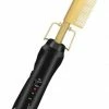 BenjaBeauty Hot Comb|Elektrische Haarkam|Stijltang|Baardkam|Stijlkam|Kam