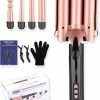 Keramische Krultang Met Opzetstukken Wafeltang Waver Golvenkrultang - Curling Iron - 9 Tot 32mm - Meerdere Kleuren - RAVEG