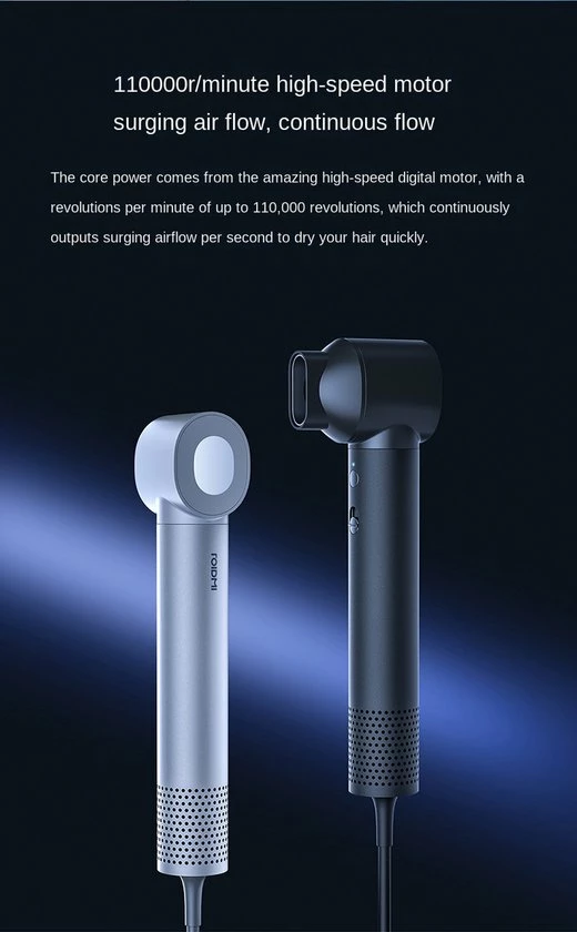 Xiaomi Roidmi Roidmi A100 High Speed Hair Dryer Haar Droger 1 Xiaomi Roidmi Roidmi A100 High Speed Hair Dryer Haar Droger