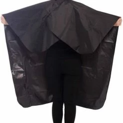 Merkloos Black Salon Kapmantel - Waterproof Kappersmantel / Kappersschort Waterproof -Babyliss Shop 544x840