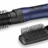 BaByliss Midnight Luxe Föhnborstel AS84PE - 38MM Borstel, Stijlborstel - 800W - 2 Temperatuurinstellingen - Midnight Blue