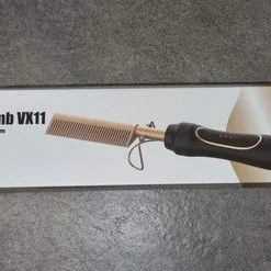 Zenergy Styling Comb VX11 Zwart - Elektrische Haarkam - Stijlborstel - Stijltang - Mannen & Vrouwen - Kam – Stijlkam – Elektrische Kam – Hot Comb – Baardstijler – Baardkam – Elektrische Haarborstel – Magic Brush – Moederdagtip