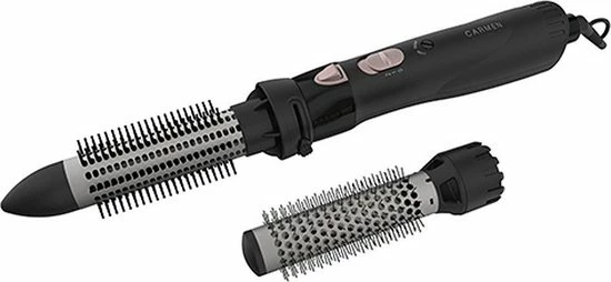 Carmen DC5250 - F?hnborstel - 550 Watt - Intrekbare Tanden - 2 Opzetstukken - Dual Voltage 1 Carmen DC5250 - F?hnborstel - 550 Watt - Intrekbare Tanden - 2 Opzetstukken - Dual Voltage