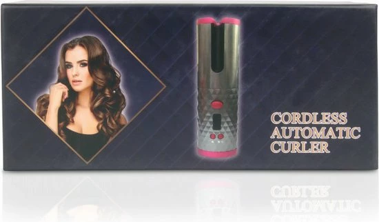 Automatische Krultang - Haarkruller- Draadloos - USB Oplaadbaar - Roze - Fysk 7 Automatische Krultang - Haarkruller- Draadloos - USB Oplaadbaar - Roze - Fysk - Afbeelding 7