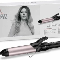 BaByliss 32mm Curling Tong Krultang C332E - 10 Temperatuurinstellingen - Grote Grove Krullen -Babyliss Shop 550x330