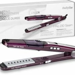 BaByliss I-Pro 230 Steam Stoomtijltang ST395E - Hydraterende Stoom - 38mm Titanium Keramische Platen -Babyliss Shop 550x333 3