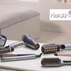 Remington S8598 Keratin Protect Intelligent Stijltang - Keratine & Amandelolie -Babyliss Shop 550x336 3