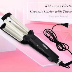 Kemei KM-2022 - Perfecte Krul Tang - Beachy Waves Style Krullen - Keramische Iron Coating -Babyliss Shop 550x344 12
