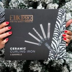 EIJK PRO - 5 In 1 Krultang Met Opzetstukken - Krultangen - Hair Curler - Rose - Kerst Cadeau -Babyliss Shop 550x366 117