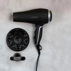 Carmen HD2195 - F?hn - 2000 Watt - Coolshot - 2,5 Meter Snoer - Blaasmond En Diffuser - Zwart -Babyliss Shop 550x366 12