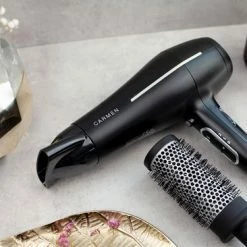 Carmen HD2275 - Föhn - 2200 Watt - ION Technologie - Coolshot - Diffuser - Roterende Bedieningsknop -Babyliss Shop 550x366 149