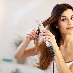 Bestron AHS300R Pink Flamingo Retro Stijltang - Pastel Roze -Babyliss Shop 550x366 160