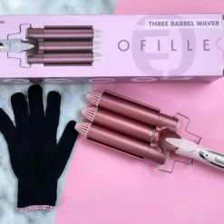 Ofille Golvenkrultang - Wafeltang - Wave Krultang - 25mm Roze -Babyliss Shop 550x412 10