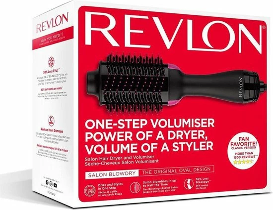 Revlon RVDR5282UKE - Volume Borstel En F?hnborstel In 1 (2 In 1) Ceramische Coating - 3 Verwarmingsfuncties (small) 9 Revlon RVDR5282UKE - Volume Borstel En F?hnborstel In 1 (2 In 1) Ceramische Coating - 3 Verwarmingsfuncties (small) - Afbeelding 9