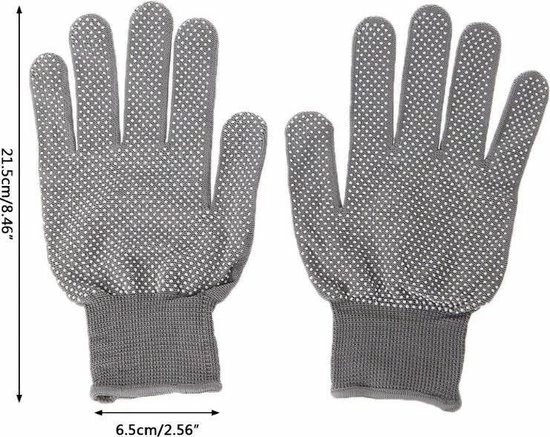 Ardran & Tookar Krultang Handschoenen - Warmte Handschoen Voor Stijltang - Styling Haaraccessoires - Grijs - 1 Paar 8 Ardran & Tookar Krultang Handschoenen - Warmte Handschoen Voor Stijltang - Styling Haaraccessoires - Grijs - 1 Paar - Afbeelding 8