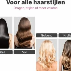 Merkloos 3-in-1 F?hnborstel - Fohnborstels - Fohn Borstel - Magic Brush - Krulborstel - Fohn Kam - Voor Lang/Kort En Stijl/Krullen -Babyliss Shop 550x440 1