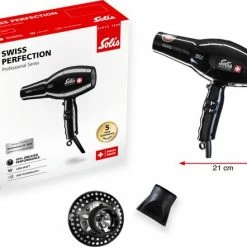 Solis Swiss Perfection 440 F?hn - Zwart + Superflex Softstyler Diffuser -Babyliss Shop 550x442 4