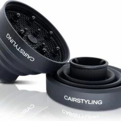 CAIRSTYLING Curl Diffuser - Natuurlijke Krullen - F?hn Opzetstuk - NEW 2022 - Trending Travel Diffuser - Natuurlijke Krullen - Inclusief Velvet Bag