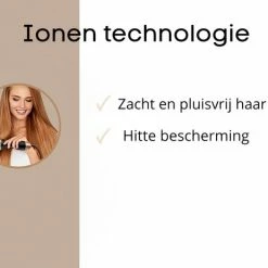 Merkloos M.P 3-in-1- Föhnborstel- Proffesioneel - Salon - CGM - Keramisch - Lang - Kort - Stijl - Krul - Volume - Multistyler - Volume Borstel - Krul Borstel -Babyliss Shop 550x463 2