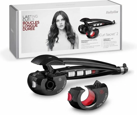 BaByliss Curl Secret 2 Automatische Krultang C1300E - 2 Opzetstukken 25 / 35mm - 3 Soorten Krullen 8 BaByliss Curl Secret 2 Automatische Krultang C1300E - 2 Opzetstukken 25 / 35mm - 3 Soorten Krullen - Afbeelding 8