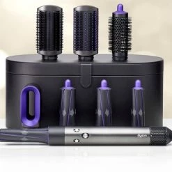 Dyson Airwrap Haarstyler Complete Multistyler Zwart / Paars Met Luxe Opbergdoos
