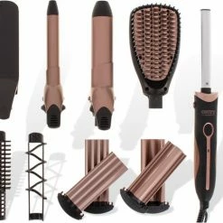 Camry Multi Hairstyler - 5 In 1 - Fohnborstel - Krultang - Stijltang - 1200 W