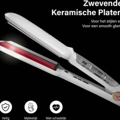 MowCare Steampod+ White Edition - Steampod - Stoom Stijltang - Infrarood - Stijltang -Babyliss Shop 550x485 4