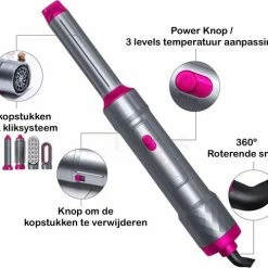 Top Goods Airwrap Deluxe - Multistyler - 5-in-1 Föhnborstel - Krultang - Incl. Opbergdoos & Luxe Haarborstel -Babyliss Shop 550x487 8