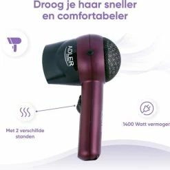 Adler Haardroger - Fohn - 1400W - Haarfohn -Babyliss Shop 550x487 9