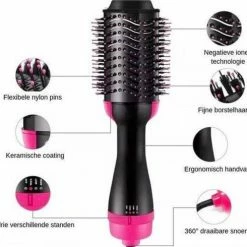 BES LED 3-in-1 Föhnborstel - Magic Brush - Drogen En Stylen - Keramische Borstel - Föhn -Babyliss Shop 550x490 3