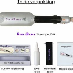 Confidance - Steampod ? Steampod 3.0 - Stoomstijltang - Stijltang - Wit -Babyliss Shop 550x496 8