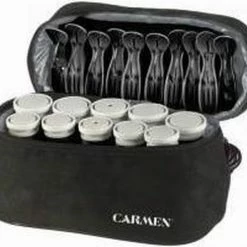 Carmen C2010 - Reis Krulset - 10 Rollers - Inclusief Reisetui - Dual Voltage -Babyliss Shop 550x497 1