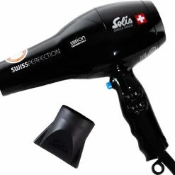 Solis Swiss Perfection 440 Föhn - Haardroger Professional - Zwart -Babyliss Shop 550x499