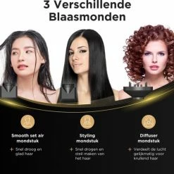 F?hn Met Diffuser Met Ionentechnologie Haardroger - Voor Elk Haartype - Haarf?hn Voor Krullen - Warm En Koud - 2000W - Simver - Black Friday 2022 -Babyliss Shop 550x509 2