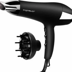 Aigostar Monique 32HIE - Föhn Met Diffuser Krullen/ Haardroger - 2400W - Zwart -Babyliss Shop 550x510 1