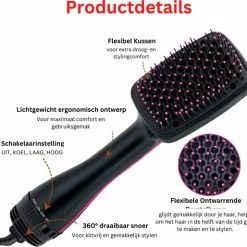 Thuys F?hnbortsel ? Haardroger Met Borstel ? Haardroger ? Haarkam ? Stijlborstel ? Keramische Warmteborstel ? 3 In 1 ? Magic Brush ? Kleur: Roze-Zwart ? 1100 W ? 100V-240V 16 Thuys F?hnbortsel ? Haardroger Met Borstel ? Haardroger ? Haarkam ? Stijlborstel ? Keramische Warmteborstel ? 3 In 1 ? Magic Brush ? Kleur: Roze-Zwart ? 1100 W ? 100V-240V -Babyliss Shop 550x514 10