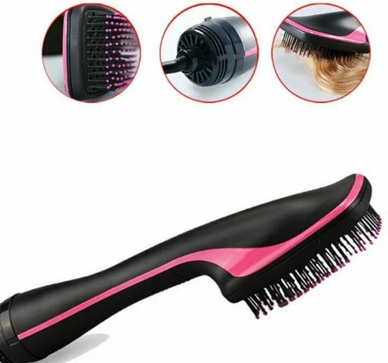 Thuys F?hnbortsel ? Haardroger Met Borstel ? Haardroger ? Haarkam ? Stijlborstel ? Keramische Warmteborstel ? 3 In 1 ? Magic Brush ? Kleur: Roze-Zwart ? 1100 W ? 100V-240V 9 Thuys F?hnbortsel ? Haardroger Met Borstel ? Haardroger ? Haarkam ? Stijlborstel ? Keramische Warmteborstel ? 3 In 1 ? Magic Brush ? Kleur: Roze-Zwart ? 1100 W ? 100V-240V - Afbeelding 9
