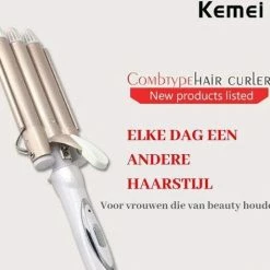 Kemei Professional Golvenkrultang ? Krultang Titanium Tourmaline ? Pearl Pro Curl 22 Mm -Babyliss Shop 550x515 6