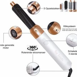 Top Goods Airwrap Gold - Multistyler - 5-in-1 F?hnborstel - Krultang - Incl. Opbergdoos & Luxe Haarborstel -Babyliss Shop 550x517 7