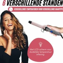RYER Krultang - Keramisch - 100°C Tot 200°C Instelbaar -Babyliss Shop 550x519 1