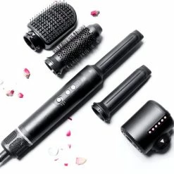 Merkloos Airwrap-Airstyler-6 In1- Multistylers- Stijlborstel- Inclusief Hitte Handschoen En Haarclips -Babyliss Shop 550x519 13