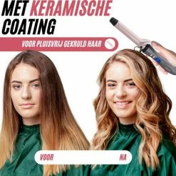 RYER Krultang - Keramisch - 100°C Tot 200°C Instelbaar -Babyliss Shop 550x519 2